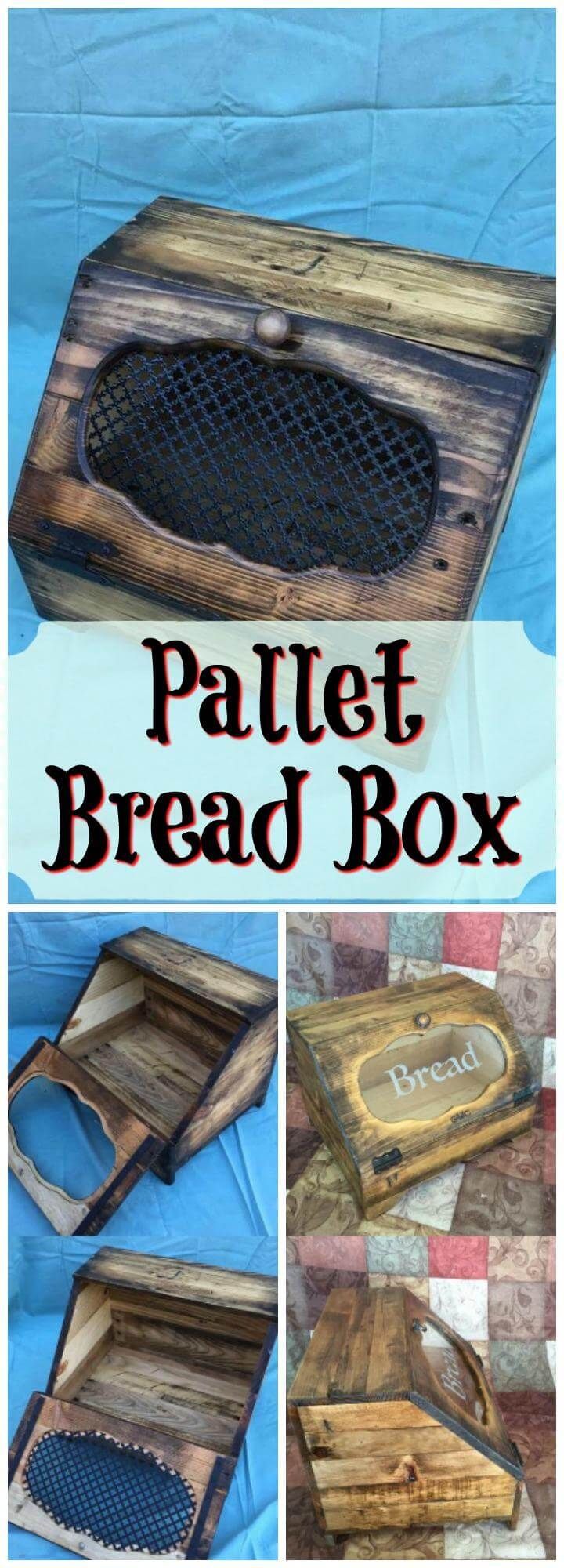 Pallet Bread Box