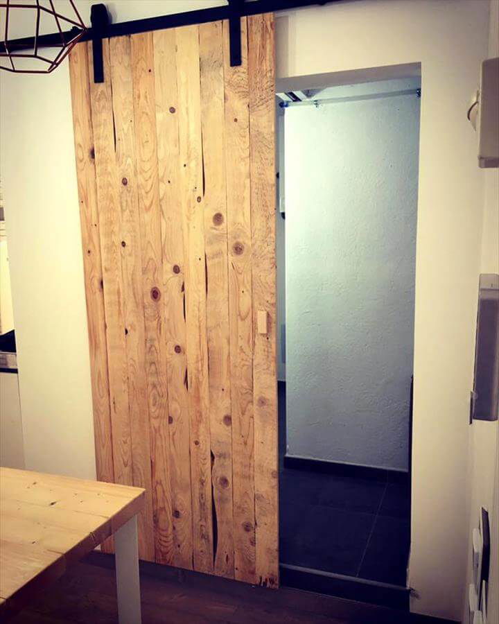 pallet sliding door