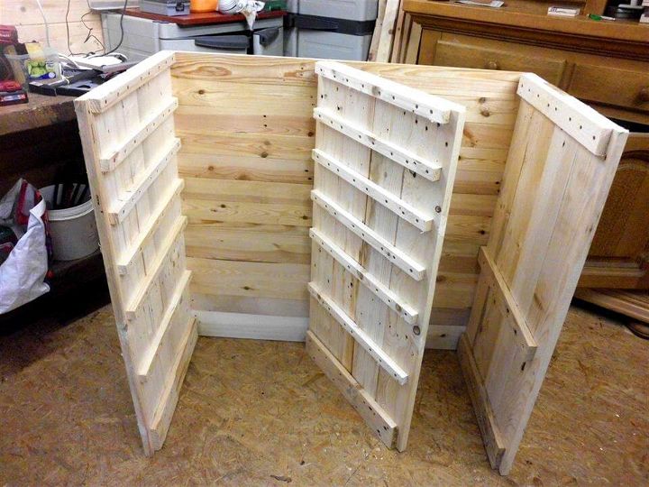 pallet chest of drawers