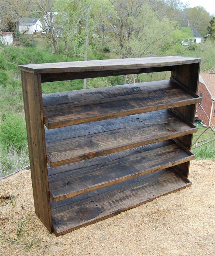 diy pallet entryway table