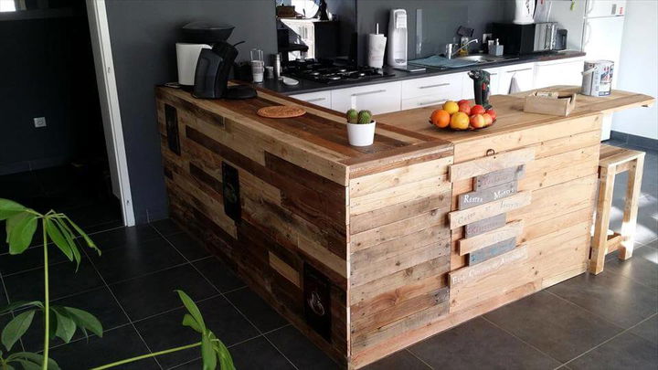 diy pallet kitchen cabinet