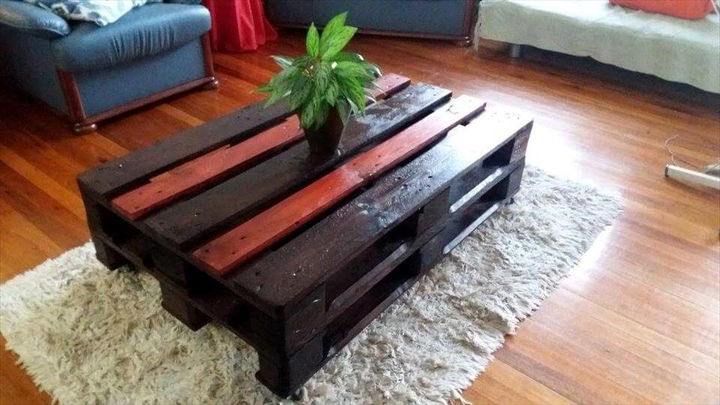 gorgeous pallet coffee table