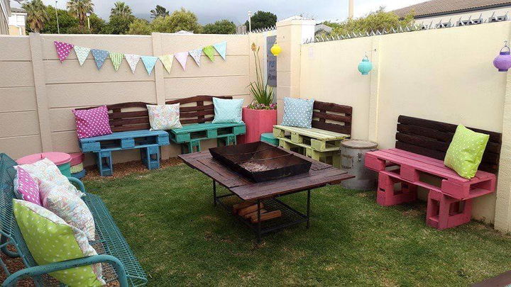 awesome pallet garden seating