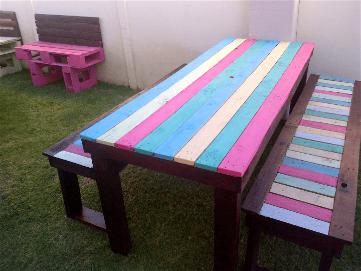 pallet dining table set