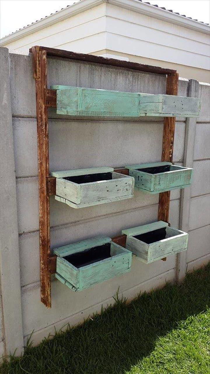 wall mounted planter boxes or shelves