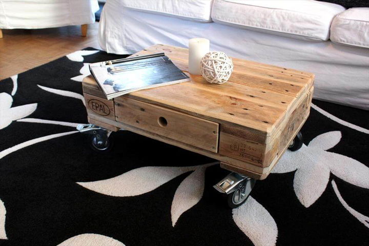 mini coffee table design from palelts