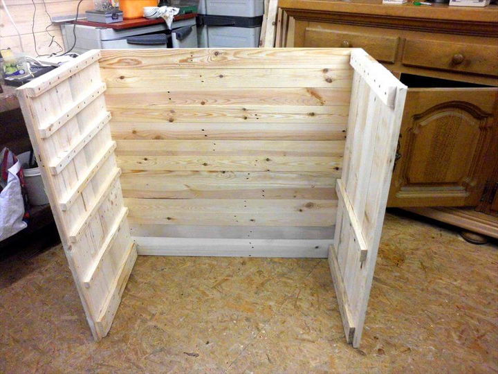 chest of drawers from pallets