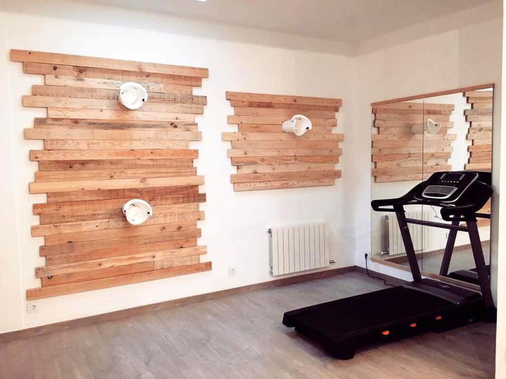 diy lovely pallet wall paneling