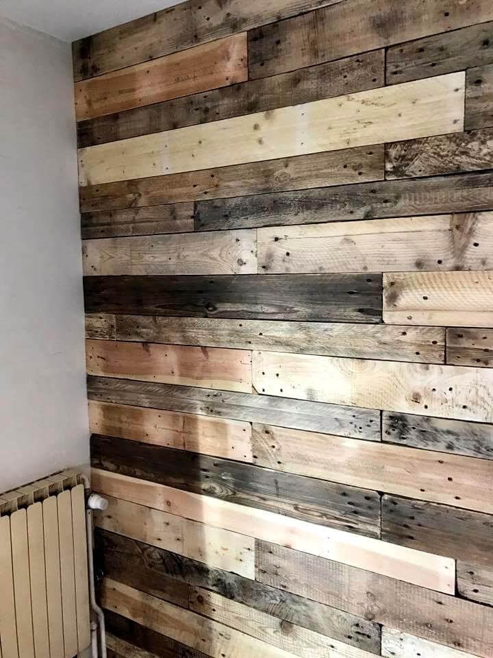 pallet wall cladding