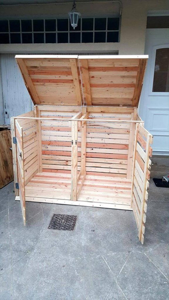 Pallet Trash Can Pallets Pro