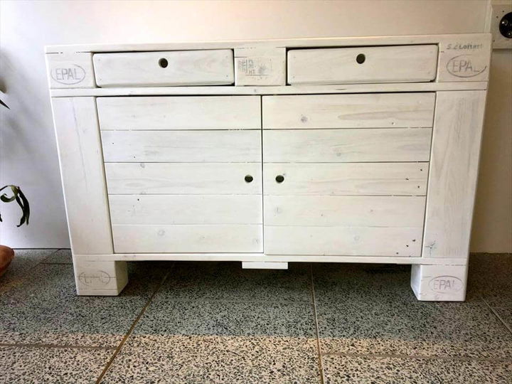 gorgeous pallet chest of drawers