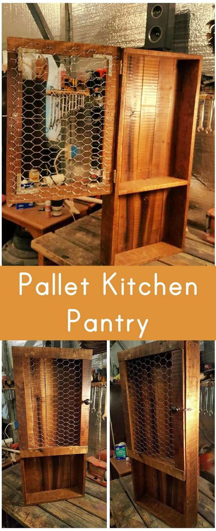 DIY Wood Pallet Kitchen Pantry  Pallets  Pro