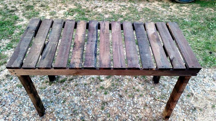 custom antique pallet table
