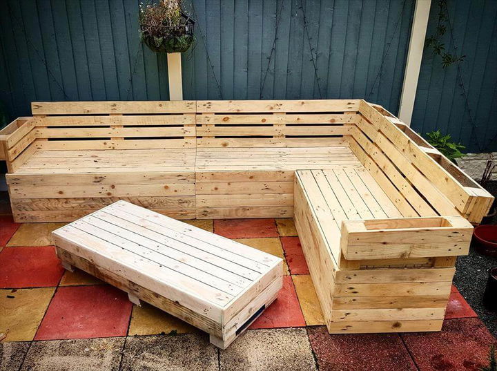 300 Pallet Ideas And Easy Pallet Projects You Can Try Page 15 Of 29   Pallet Sofa Set 